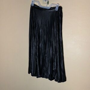 ZARA Elegant Black Pleated Skirt